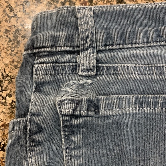 J Brand Blue/Grey corduroy skinny pants Size 27 - Picture 9 of 9